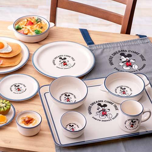 TDR - Tokyo Disneyland Where Dreams Come True "Mickey Mouse" Tableware Series x Plate (Size: S)