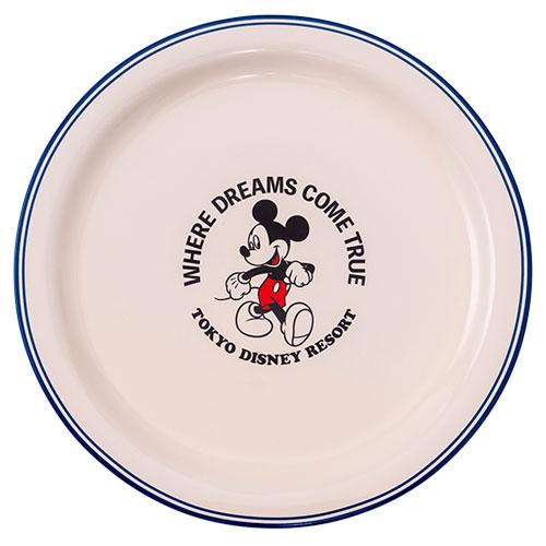 TDR - Tokyo Disneyland Where Dreams Come True "Mickey Mouse" Tableware Series x Plate (Size: L)