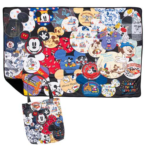 TDR - Tokyo Disney Resort "Make Your Favorite" "Mickey Mouse x Blanket & Bag Set