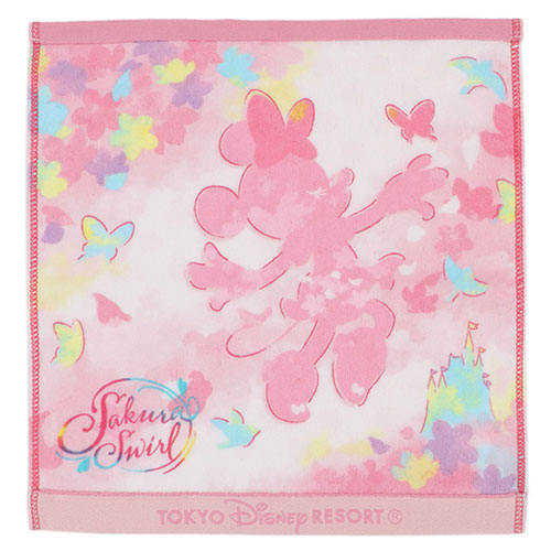 TDR - Cherry Blossom Sakura Swirl x Minnie Mouse Towel