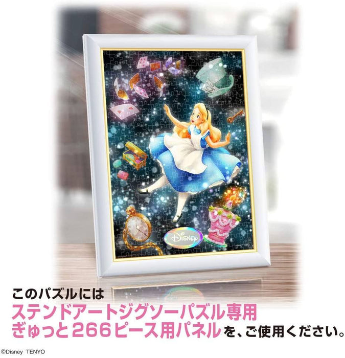 Japan Tenyo - Disney Puzzle - 266 Pieces Tight Series Stained Art - Twinkle Shower x A Mysterious Dream (Alice)