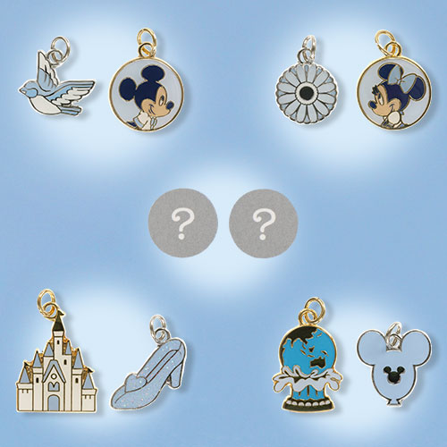 TDR - Disney Blue Ever After Collection - Mickey & Minnie Mouse 2 Charm set (Relase Date: Feb 16)