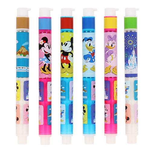 TDR - Mickey Mouse & Friends Retro Paint Design Collection x Mono Erasers Pen Type