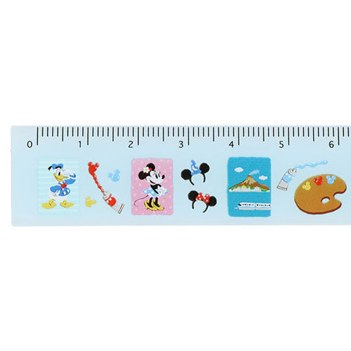TDR - Mickey Mouse & Friends Retro Paint Design Collection x Rulers Set