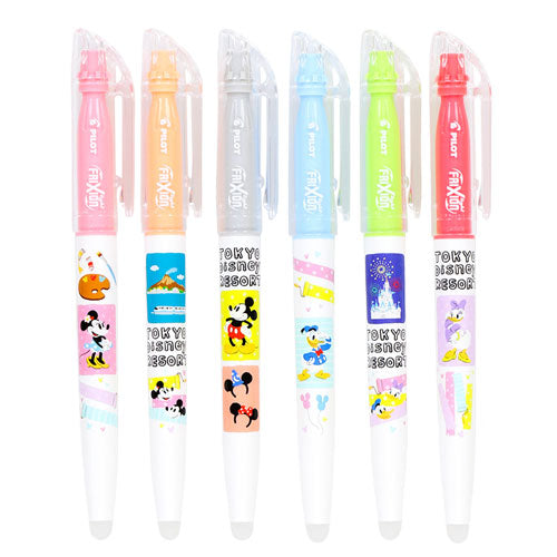 TDR - Mickey Mouse & Friends Retro Paint Design Collection x Friction Ball Pens Set