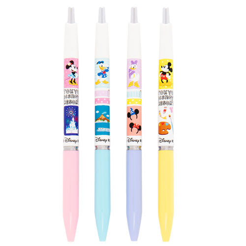 TDR - Mickey Mouse & Friends Retro Paint Design Collection x Ballpoint Pens Set