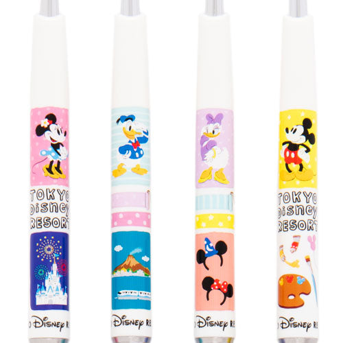 TDR - Mickey Mouse & Friends Retro Paint Design Collection x Ballpoint Pens Set
