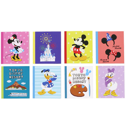 TDR - Mickey Mouse & Friends Retro Paint Design Collection x Sticky Note Pads Set