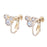 TDR - Mickey Mouse Shaped Gold Earrings