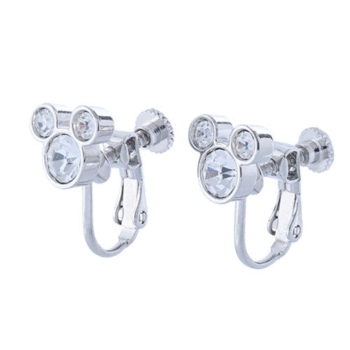 TDR - Mickey Mouse Shaped Silver Earrings
