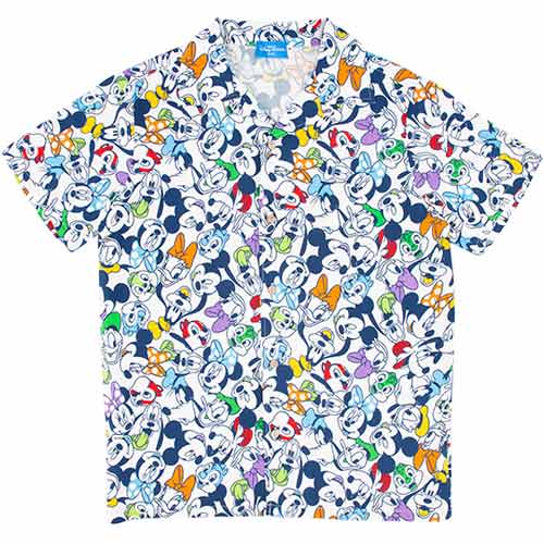 TDR - Colorful Mickey & Friends Aloha Shirt x