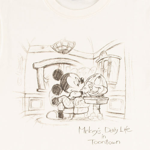 TDR - Sketches of Disney Friends Collection x Mickey Mouse T Shirt for Adults (Release Date: July 14)