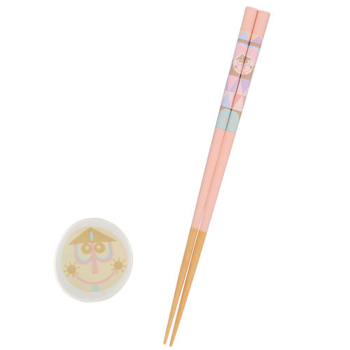 TDR - It's a Small World Collection x Pink Color Chopsticks & Chopstick Rest Set (Release Date: Sept 29)