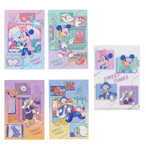 TDR - Mickey Mouse & Friends "Sweet Times" Collection x Post Card & Clear Holders Set (Release Date: Nov 10)