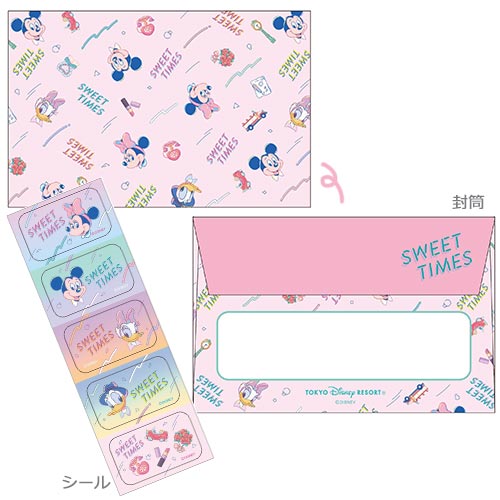 TDR - Mickey Mouse & Friends "Sweet Times" Collection x Stationary Set (Release Date: Nov 10)