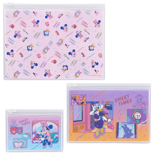 TDR - Mickey Mouse & Friends "Sweet Times" Collection x Slide Zip Cases Set (Release Date: Nov 10)