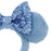 TDR - Fluffy Minnie Mouse Baby Blue Color Sequin Bow Ear Headband
