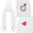 TDR - White Rabbit 3 in 1 Beanie with Long Paw Scarf