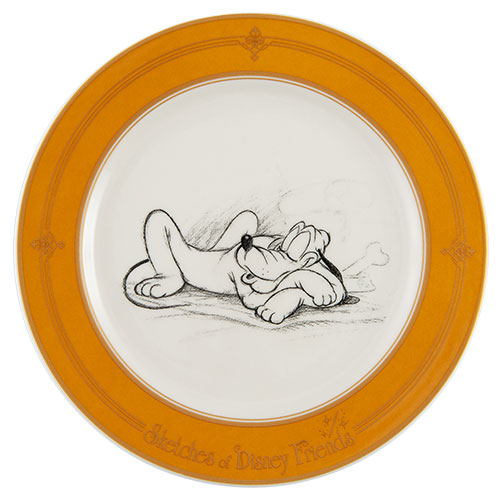 TDR - Sketches of Disney Friends Collection x Pluto Plate (Release Date: Nov 18)