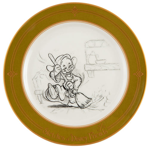 TDR - Sketches of Disney Friends Collection x Dopey Plate (Release Date: Nov 18)
