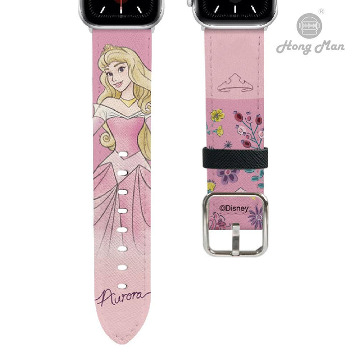 Taiwan Disney Collaboration - MV Princess Aurora Watch with Pink Leather Strap (2 Sizes)