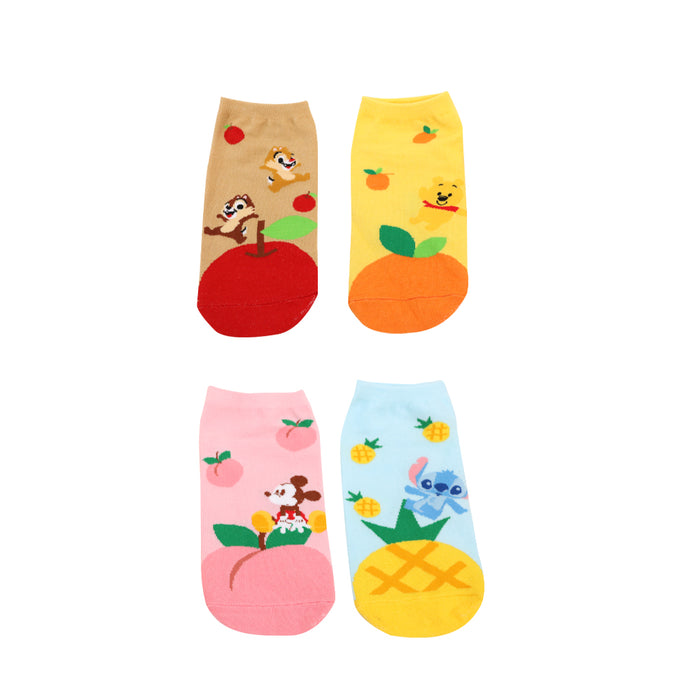 Taiwan Disney Collaboration - SB Disney Character Fruit Cartoon Print Socks (4 Styles)