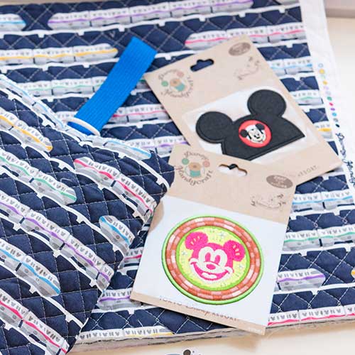 TDR - Disney Handycraft Collection x Mickey Mouse Flower “Portrait Embroidery Patch