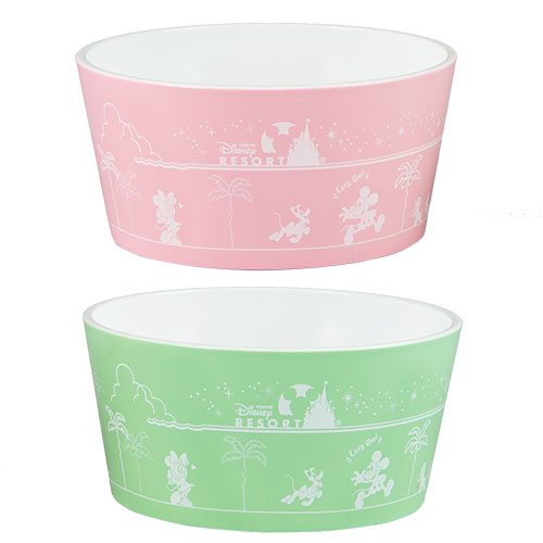 TDR - Tokyo Disney Resort Park Food Theme "Pastel Color" Bowls Set (Release Date: Feb 16)