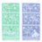 TDR - Tokyo Disney Resort Park Food Theme "Pastel Color" Mini Towels Set (Release Date: Feb 16)