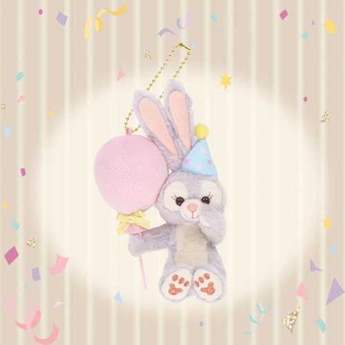 TDR - Duffy & Friends "From All of Us" Collection x StellaLou "Holding Balloon" Plush Keychain (Release Date: May 18)