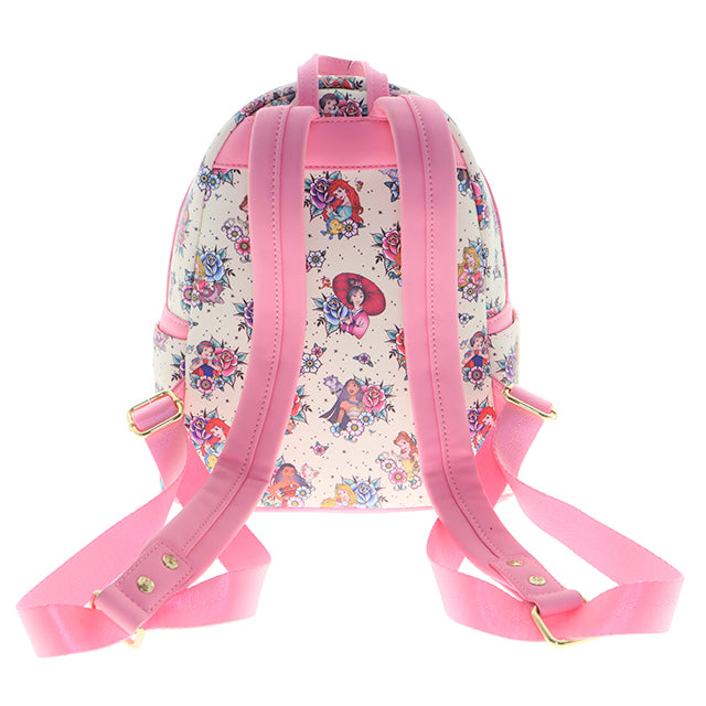 Loungefly Disney Perfectly Pink Princesses Exclusive Mini Backpack NWT