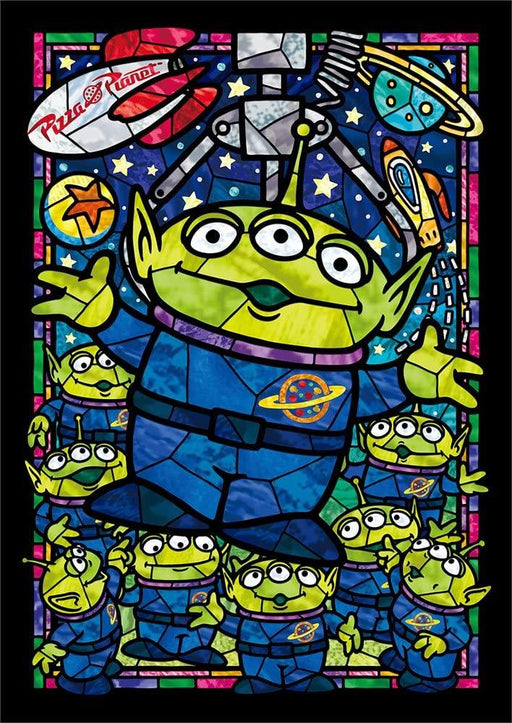 Japan Tenyo - Disney Puzzle - 266 Pieces Tight Series Stained Art - Stained Glass x Alien