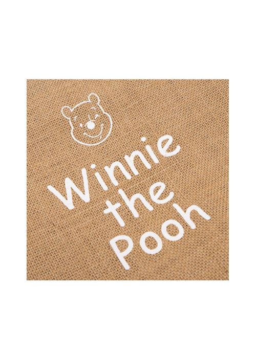 Taiwan Disney Collaboration - GG Winnie the Pooh Leather Strap Linen Handbag