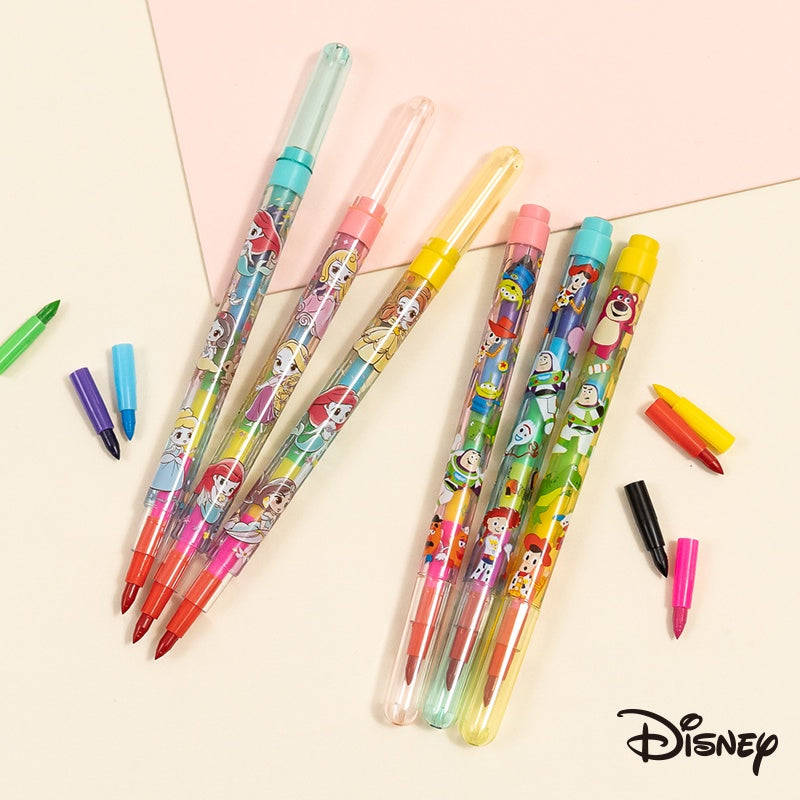 Taiwan Disney Collaboration - Disney Characters Rainbow Color Pen (3 pcs/Set) (3 Styles)