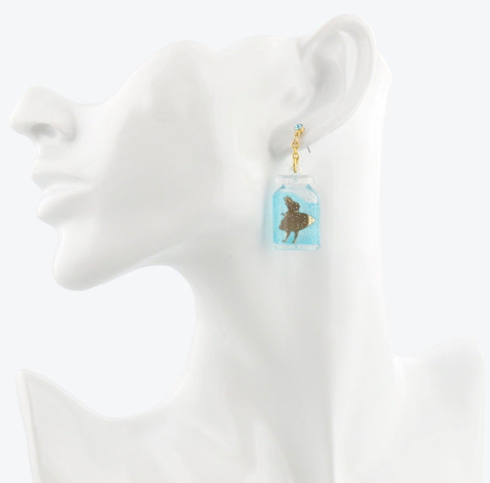 TDR - Alice in the Wonderland Collection - Cheshire Cat, Alice & Flowers Earrings