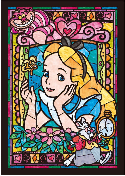 Japan Tenyo - Disney Puzzle - 266 Pieces Tight Series Stained Art - Stained Glass x Alice