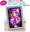 Japan Tenyo - Disney Puzzle - 266 Pieces Tight Series Stained Art - Twinkle Shower x A Dream in the Night Sky (Rapunzel)