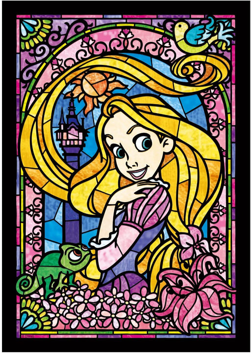 Japan Tenyo - Disney Puzzle - 266 Pieces Tight Series Stained Art - Stained Glass x Rapunzel