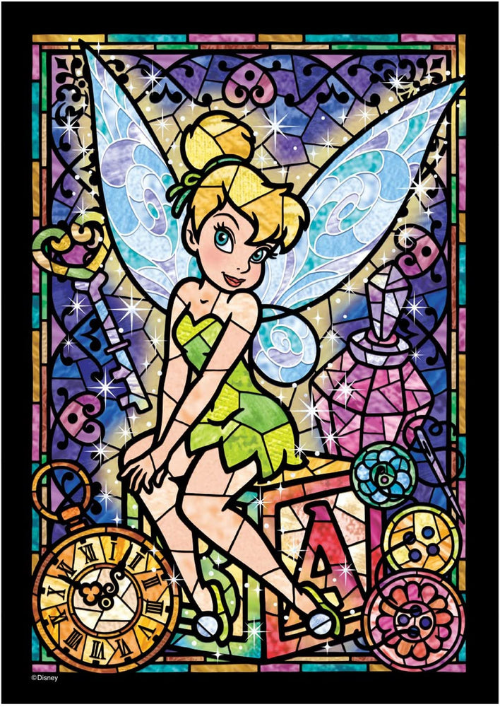Japan Tenyo - Disney Puzzle - 266 Pieces Tight Series Stained Art - Stained Glass x Tinker Bell