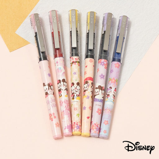 Taiwan Disney Collaboration - Sakura Season Mickey & Minnie Ball Pen (A Set of 6)