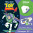 SAVEWO x Toy Story 3DMASK - Buzz Light (Size Kids L) (15-Pc Individually Packed/Box)