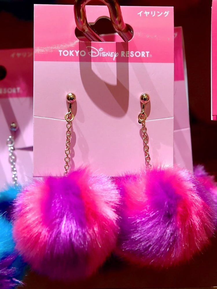 TDR - Fluffy Earrings Set - Cheshire Cat