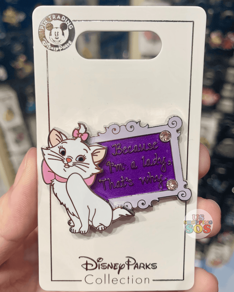 DLR - The Aristocats Pin - Marie “Because I’m a Lady, That’s Why”