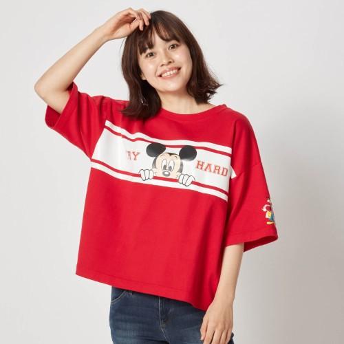 Japan Belle Maison Original x Disney - Mickey & Friends Competition Block T-shirt (Adult Unisex)