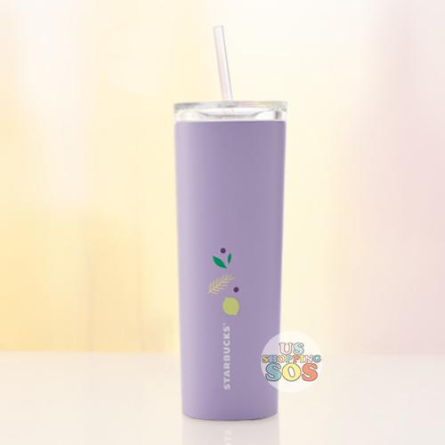 Starbucks China - Summer Fruity Fun - Blueberry Lemonade Stainless Steel Sippy Tumbler 473ml