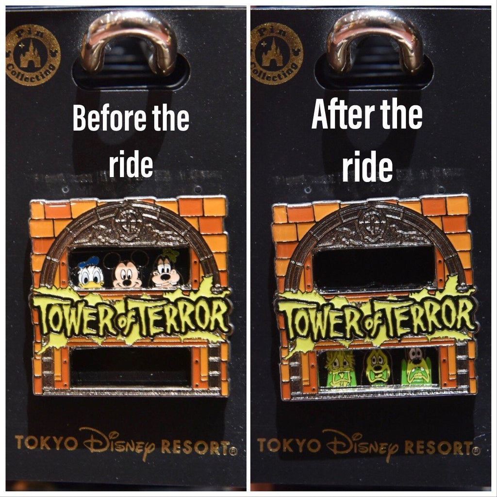 Disneyland Tower of Terror ピンバッジ TDR - Mickey & Friends Tower of Terror Pin — USShoppingSOS