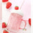 Starbucks China - Summer Fruity Fun - Strawberry Ice Cream Mason Glass Sipper 473ml