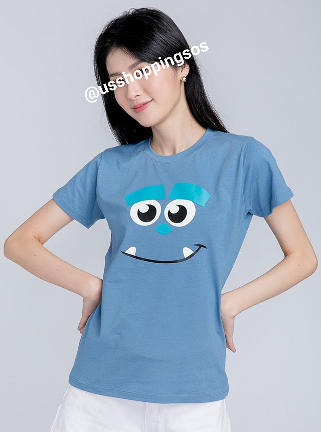Taiwan Disney Collaboration - ONEDER Sulley Short Sleeves Couple T