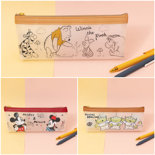 Taiwan Disney Collaboration - Disney Characters Frosting Surface Pencil Case (3 Styles)