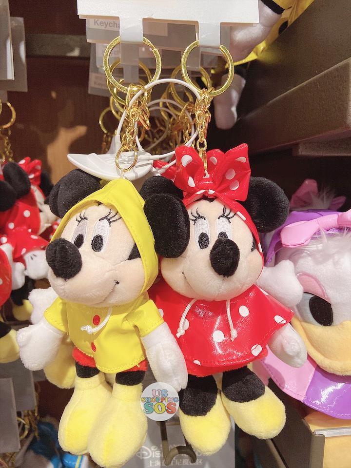 SHDL - Raincoat x Plush Toy Keychains Collection - Mickey & Minnie Mouse